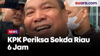 Diperiksa KPK 6 Jam Buntut Gaya Hidup Mewah, Sekda Riau: Saya Sudah Sampaikan Seluruhnya!
