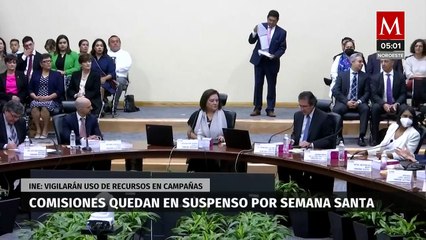 INE deja en suspenso comisiones que vigilan elecciones en curso; el lunes deciden.