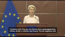 Von der Leyen a Cina: 