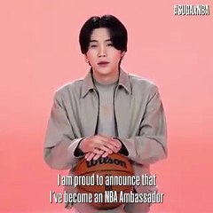 NBA AMBASSADOR MIN YOONGI 