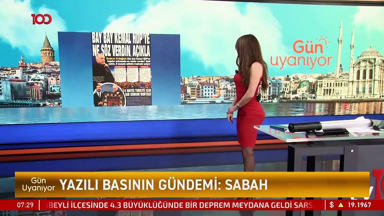 Ela Rumeysa Cebeci Gazete canli tv100 05-04-2023
