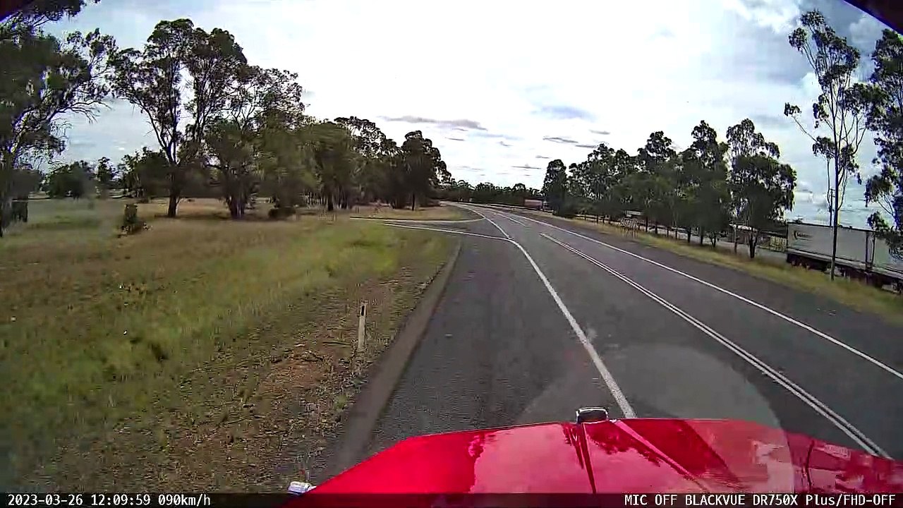 Swerving Car Causes Close Call