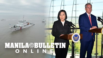 China deploys warships near Taiwan after Tsai-McCarthy meeting
