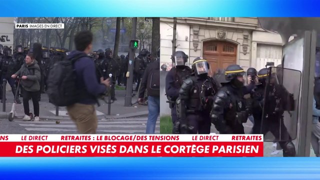 Jean-Christophe Couvy : «Ils sont capables très rapidement de se réfugier là où il y a des manifestants»