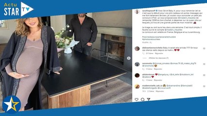 Sarah Lopez a accouché ! "Ça a a été très long et particulier", un premier cliché de son bébé publié
