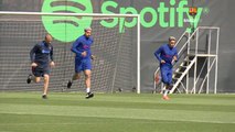 El FC Barcelona empieza a preparar el partido de Liga del lunes ante el Girona