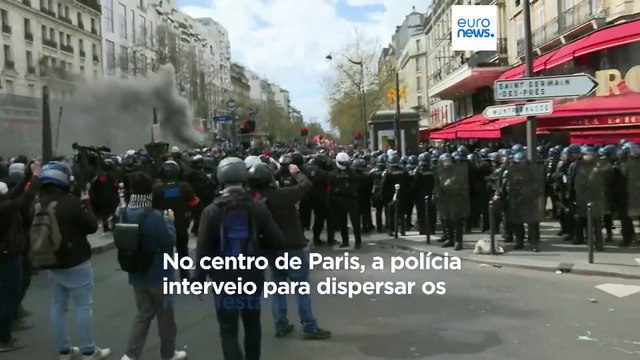 Epsiódios de violência mancham protestos em França