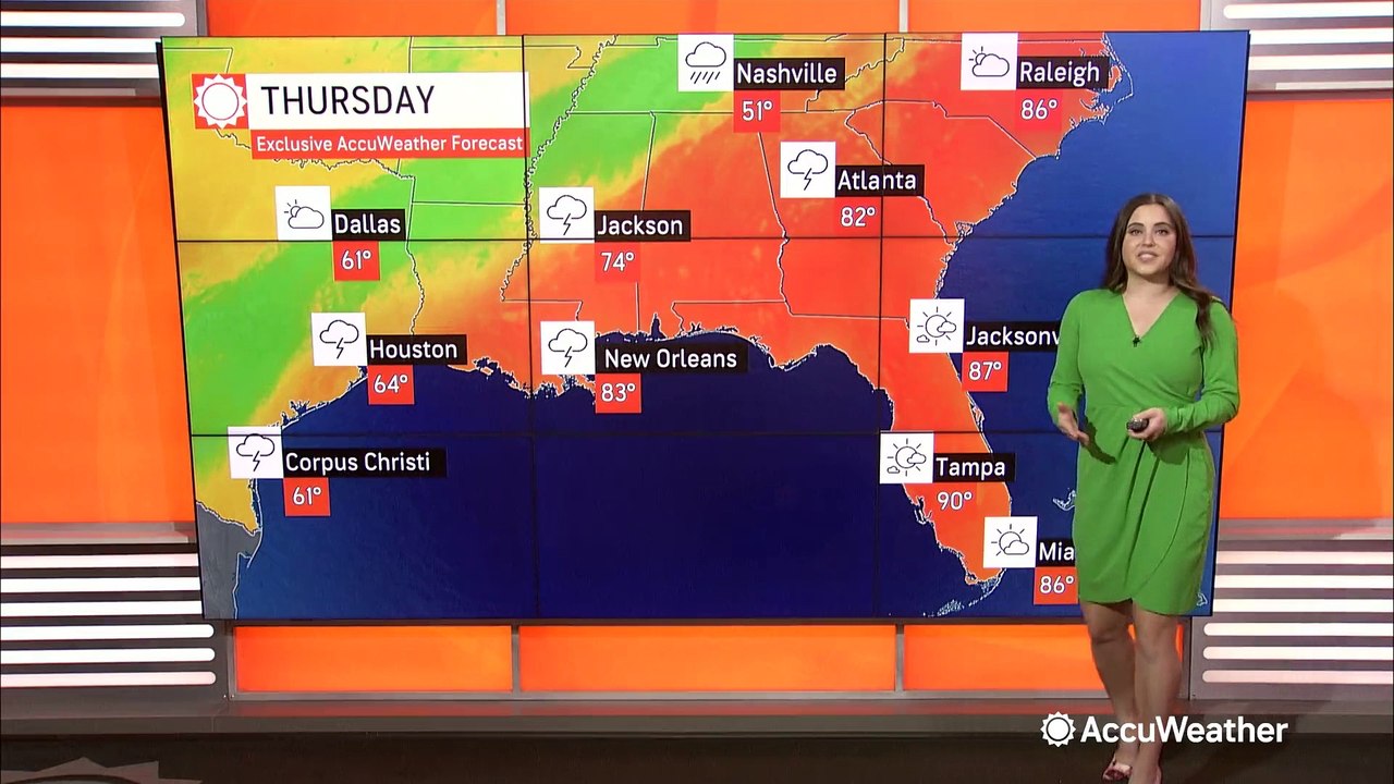 Soggy second half of the week for the South - video Dailymotion