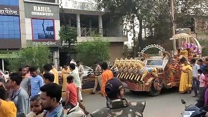 下载视频: video story- धूमधाम से मनाया गया हनुमान जन्मोत्सव का पर्व