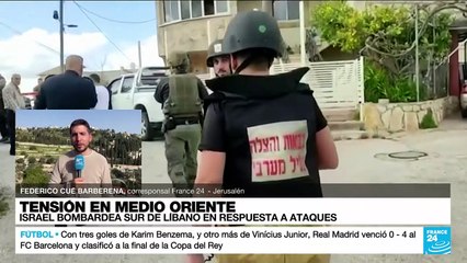 Download Video: Informe desde Jerusalén: 34 cohetes lanzados desde Líbano a Israel, el mayor lanzamiento desde 2006