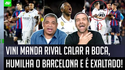 "O Vinicius Júnior começou a RESPONDER esse BANDO DE BABACAS! Contra o Barcelona..." Real HUMILHA!