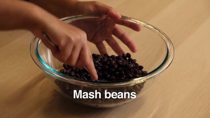 The ultimate beef and bean burger