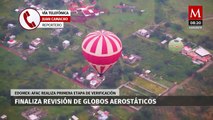 Concluye primera etapa de revisión de globos aerostáticos tras incendio en Teotihuacán