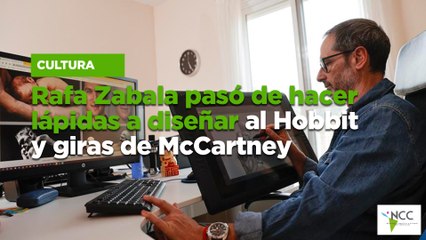 Rafa Zabala pasó de hacer lápidas a diseñar al Hobbit y giras de McCartney