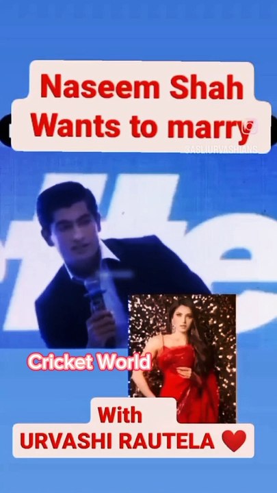 #shorts #dailymotion shorts #Naseem Shah wants to Marry with Urvashi Rautala