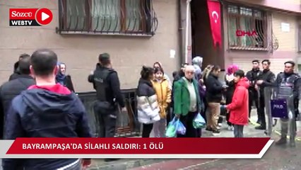 Bayrampaşa'da kapısına dayanan husumetlisini öldürdü  