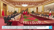 Xi Jinping y Macron piden diálogos para acabar guerra en Ucrania