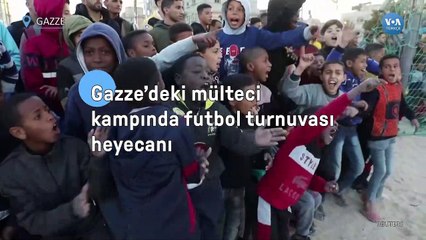 Gazze'deki Mülteci Kampında Futbol Heyecanı