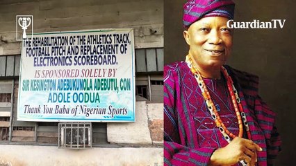 Lagos National Stadium left in ruins