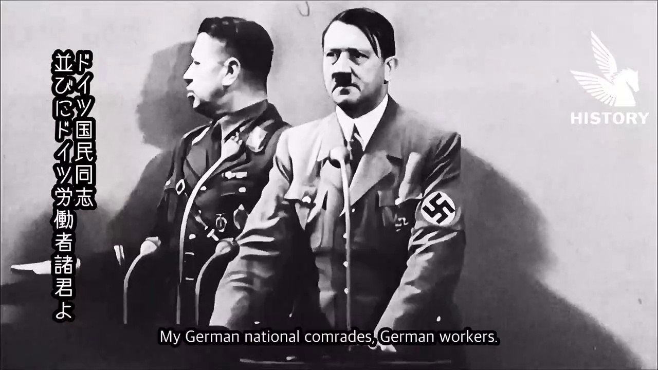 Hitler Speech "The world cannot judge us!" (English subtitles)