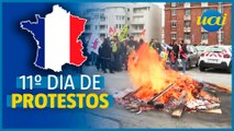 França tem novos protestos contra reforma da Previdência