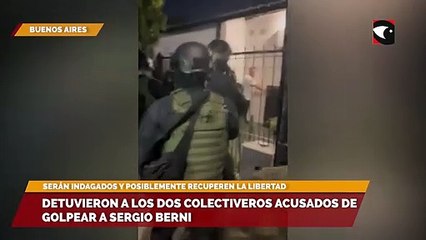 Video | "No soy un malandra, soy un chofer de colectivos" así detuvieron a los acusados de golpear a Berni