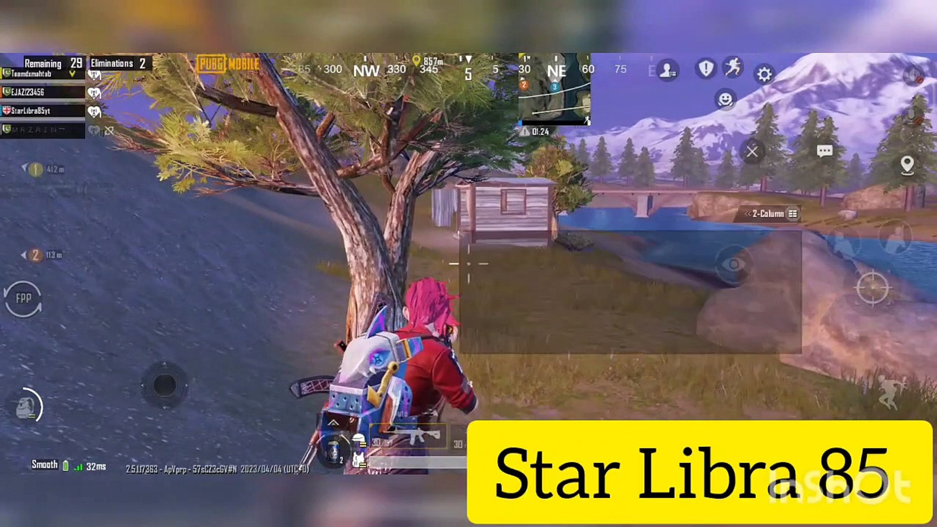 ⁣Playing Pubg Mobile;;;Star Libra85 kills chicken Dinner