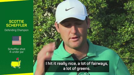 Scheffler pleased to 'handle emotions' on Masters return as champion