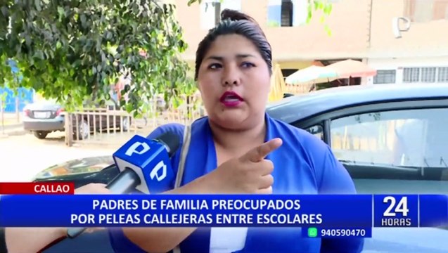 Callao: padres preocupados por constantes peleas entre escolares