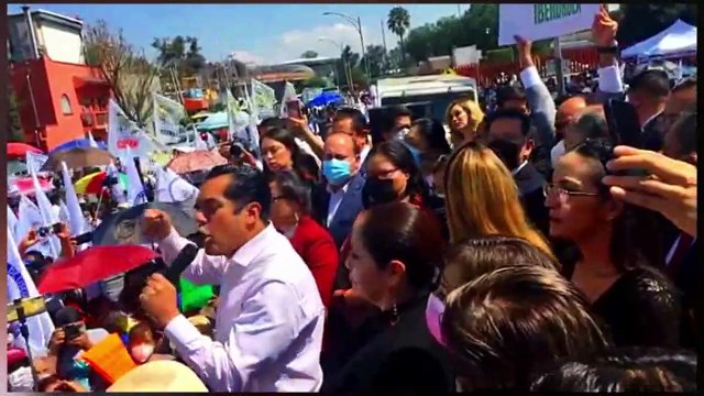 ¡VEAN! ¡Gran Manifestación en la Cámara de Diputados del Frente Nacional en Defensa de la Reforma Eléctrica!