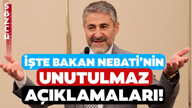 1.5 Yıla Çok Şey Sığdırdı... İşte Bakan Nebati'nin Hafızalardan Silinmeyecek Açıklamaları!