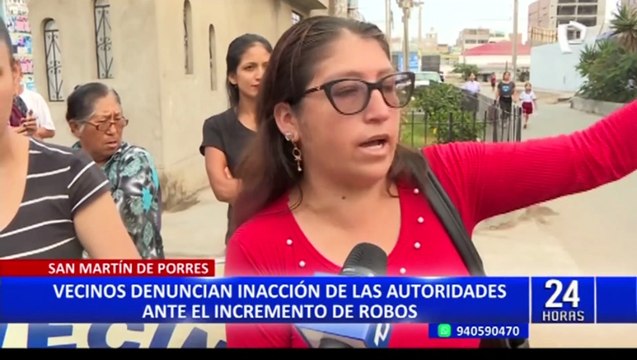 San Martín de Porres: vecinos no pueden vivir tranquilos por violentos robos
