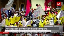 Alejandra del Moral, realizó varias actividades en su tercer día de campaña en Atlacomulco