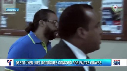 Destituido juez por faltas graves en el ejercicio de sus funciones Emisión Estelar SIN con Alicia Ortega por el canal 9