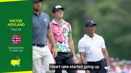 Hovland couldn't hide excitement at Woods pairing