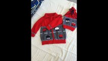 Very beautiful handknitting baby sweater design