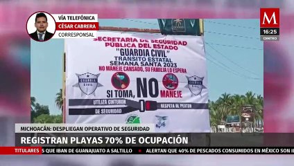 Playas de Michoacán registran un 70% de ocupación y podría llegar al 100%