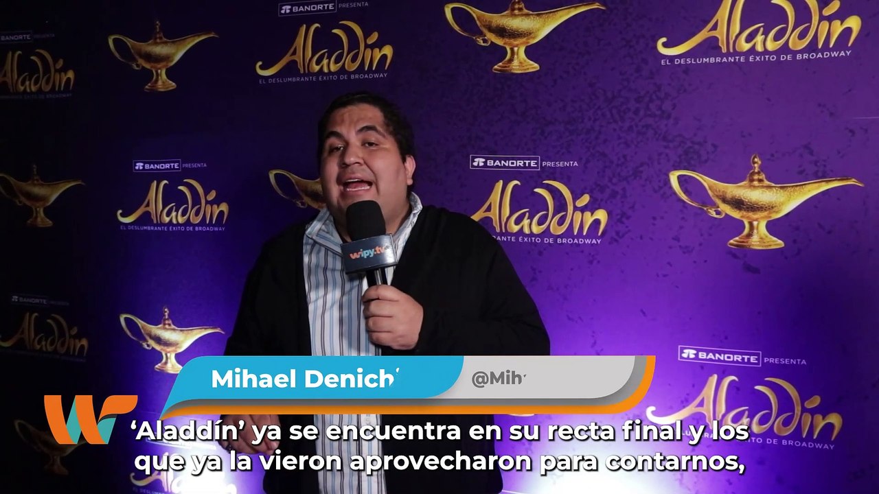 Comienzan las últimas semanas de ‘Aladdín’ y La Josa dice porque no puedes perdértela || Wipy TV