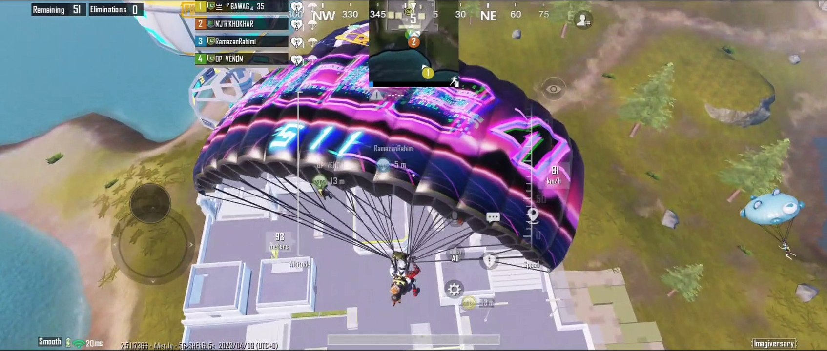 BGMI pubg mobile knock knock knock it's PUBG mobile fully Rush event gameplay with chicken dinner.