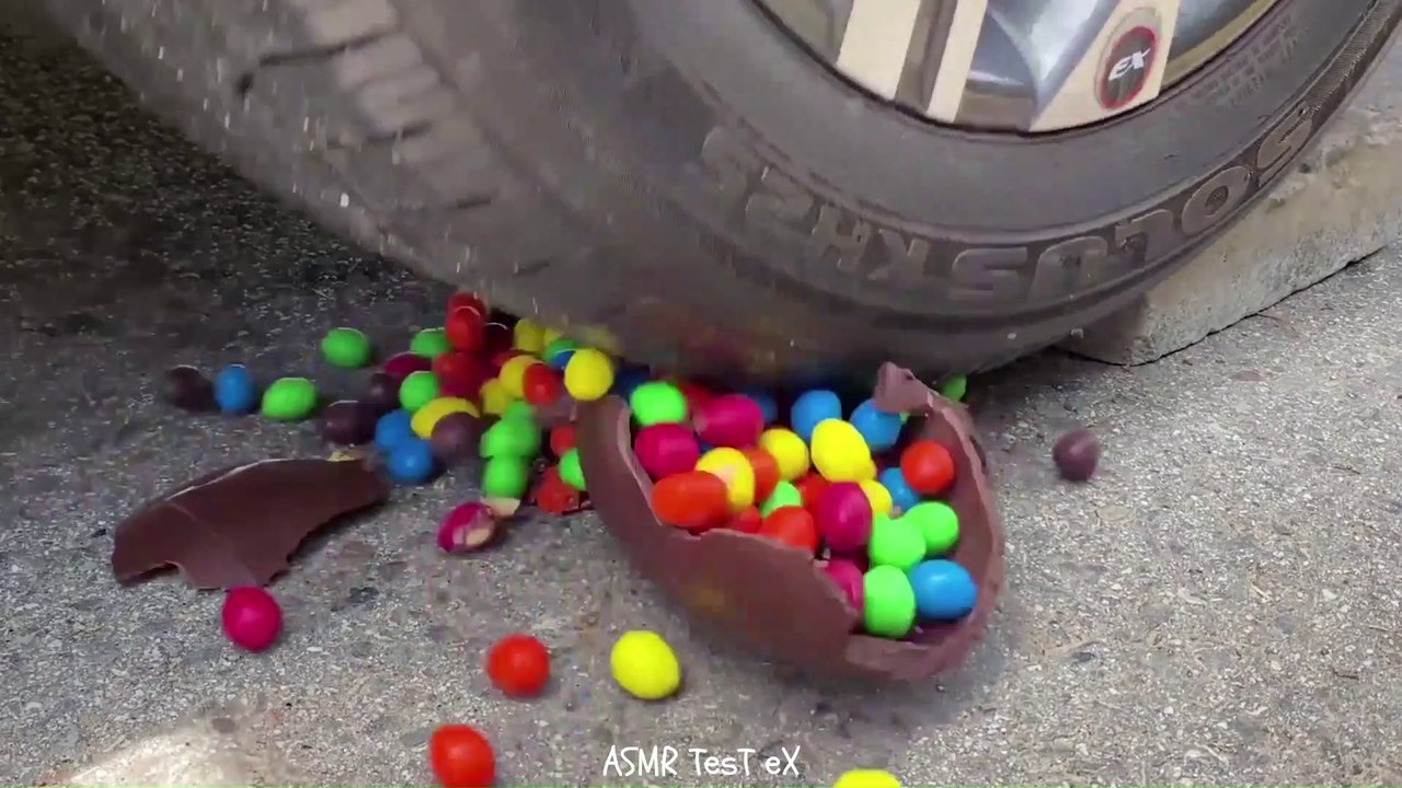 Crushing Crunchy & Soft Things by Car! - EXPERIMENT: COKELAT BOWL vs CAR vs FOOD