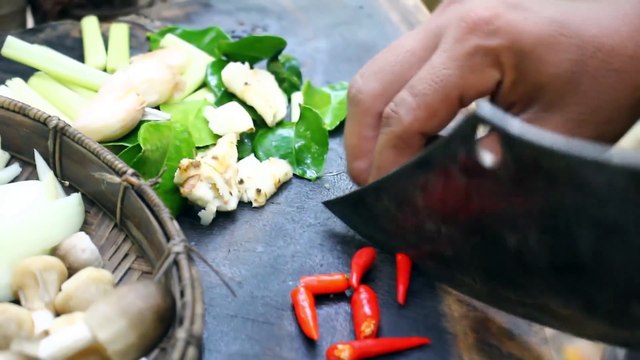 2 Chickens Cooking with Coconut Eating so Hot in forest - Cooking Chicken Soup for Delicious Lunch