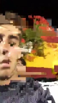 A cow jumps into the bleachers of the arenas Une vachette saute dans les gradins des arènes (Vieux-Boucau