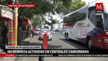Incrementan actividades en Central de Autobuses del Norte; CdMx