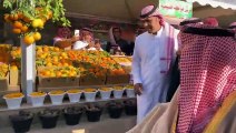 Saudi Arab Mecca الأمير فيصل بن بندر أمير الرياض في مهرجان الحمضيات بالحريق وتفاعله مع المزارعين