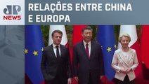 Macron e Ursula von der Leyen se reúnem com Xi Jinping em Pequim
