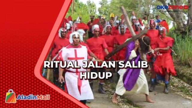 Peringati Jumat Agung, Ritual Jalan Salib Hidup Digelar Pemuda Katolik di Belu