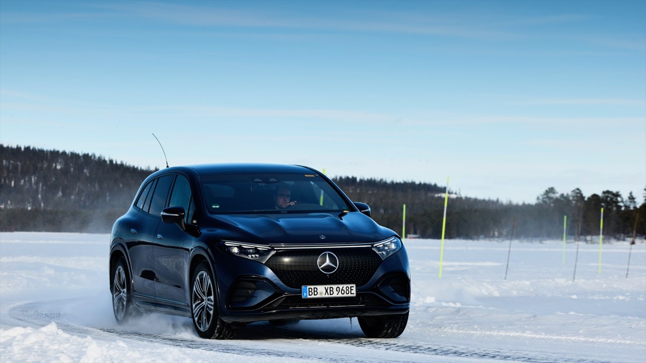 Härtetest bei -26 Grad - Die neueste Generation der Bremsregelsysteme für künftige Elektro Plattformen von Mercedes-Benz in der Wintererprobung am Polarkreis