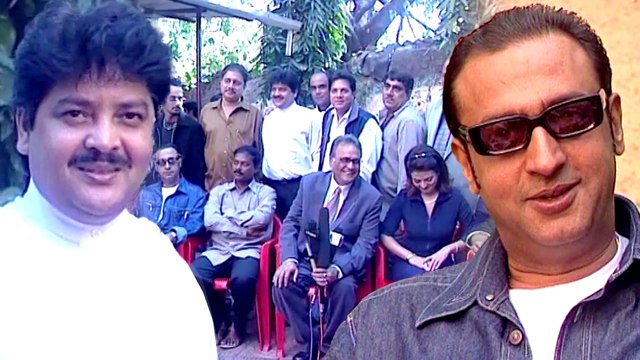 Udit Narayan & Gulshan Grover At Song Recording Of Aur Phir Ek Din