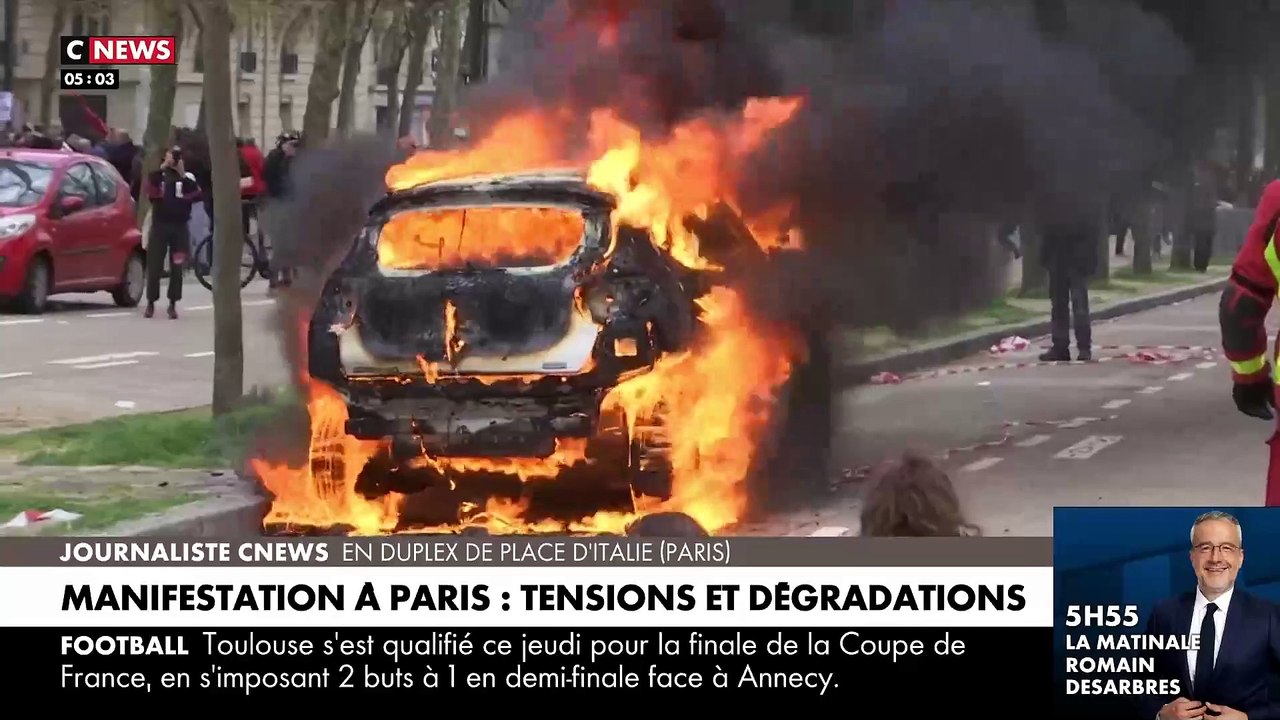 Retraites - Regardez en moins de deux minutes le résumé des manifestations et des violences d'hier