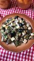 سلطة البادنجان salade d’aubergines et fêta  très légère